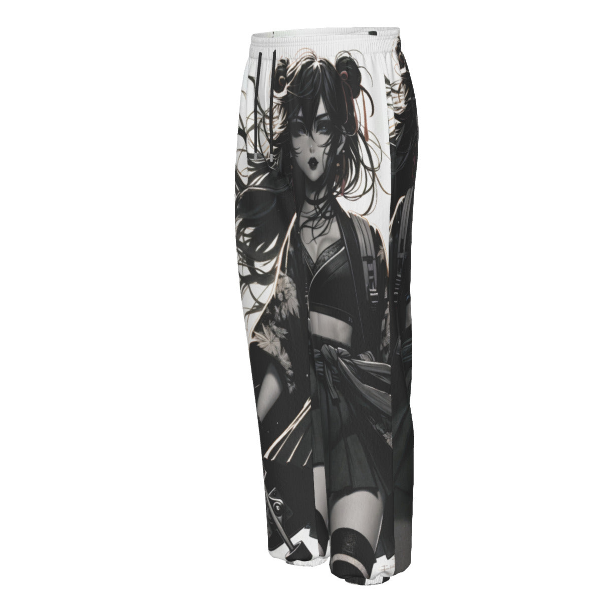 Anime Pin-Up Longboard Girl Cotton Sweatpants