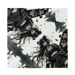 Anime Pin-Up Girl Longboard Bandana by Bazaar Design Style