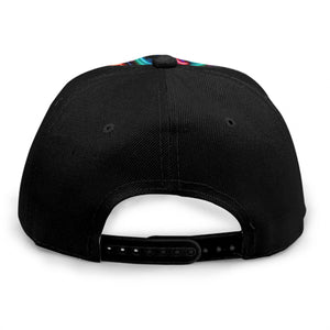 Neon Spirit Animal Wolf Snapback Hat by Bazaar Design Style