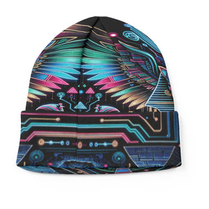 Egyptian Tech Bastet Beanie Hat by Bazaar Design Style