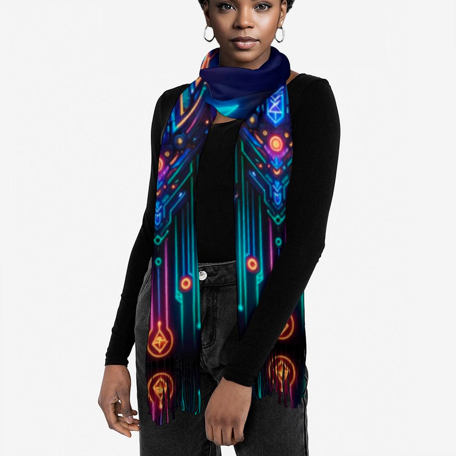 Egyptian Tech Horus Pashmina by Bazaar Design Style