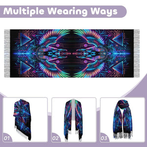 Egyptian Tech Anubis Pashmina by Bazaar Design Style
