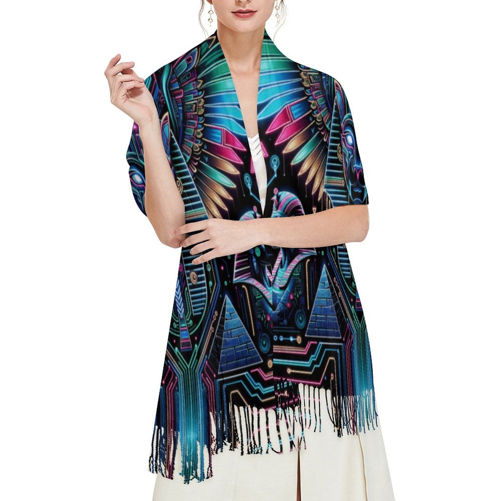Egyptian Tech Bastet Pashmina by Bazaar Design Style