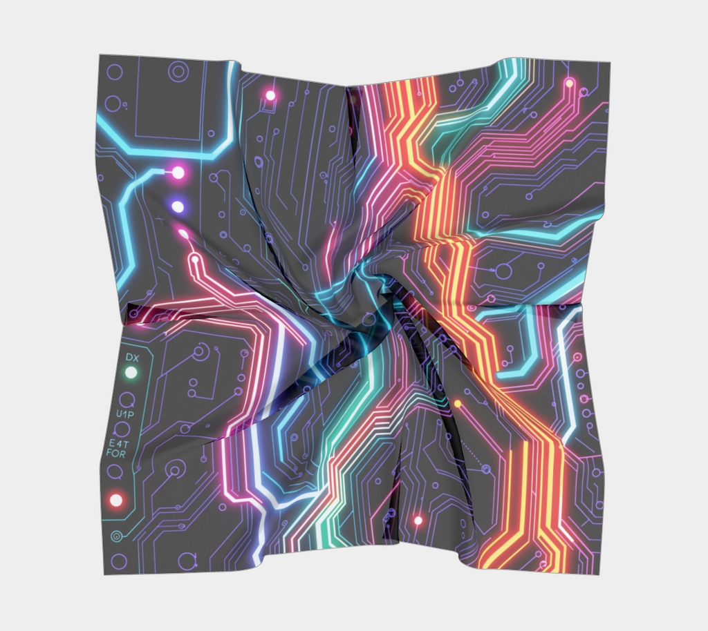 Neon Tech (BDS #2) Square Shawl