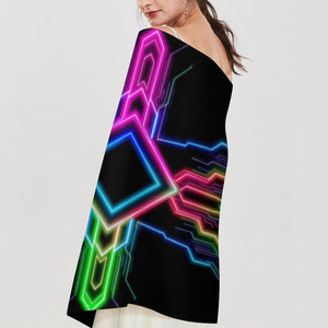 Neon Tech #1 Pashmina by Bazaar Design Style