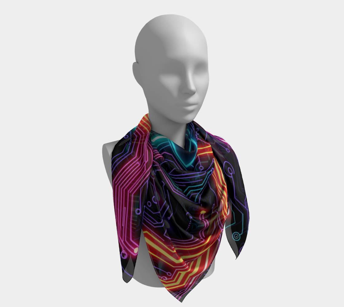 Neon Tech (BDS #2) Square Shawl