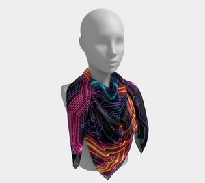 Neon Tech (BDS #2) Square Shawl