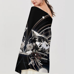Pin-Up Girl Cat Pashmina by Bazaar Design Style