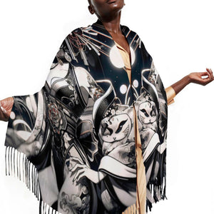 Pin-Up Girl Cat Pashmina by Bazaar Design Style