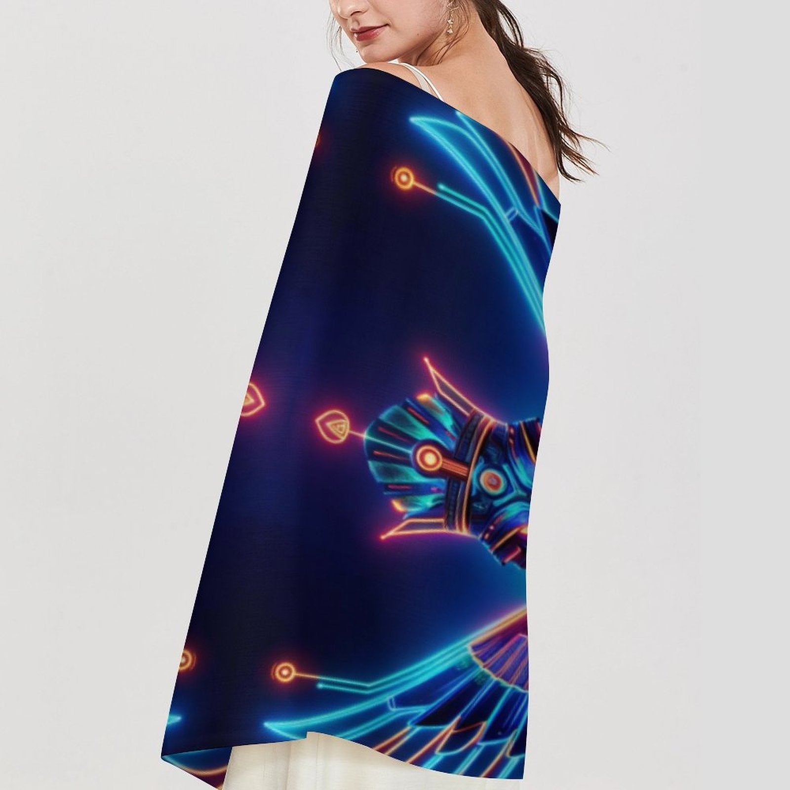 Egyptian Tech Horus Pashmina by Bazaar Design Style