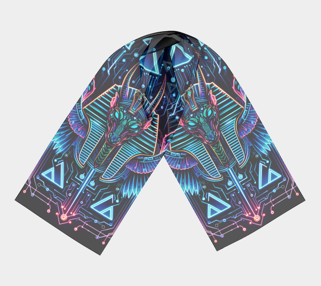Egyptian Tech Sobek Long Shawl by Bazaar Design Style