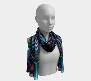 Egyptian Tech Bastet Long Shawl by Bazaar Design Style