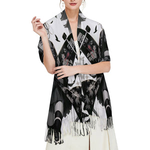 Anime Pin-Up Girl Longboard Pashmina by Bazaar Design Style