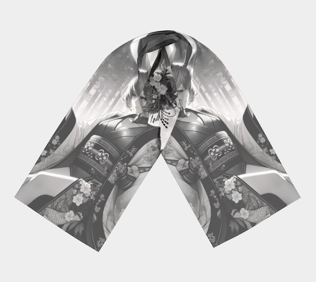 Anime Pin-Up Girl Bunny Long Shawl