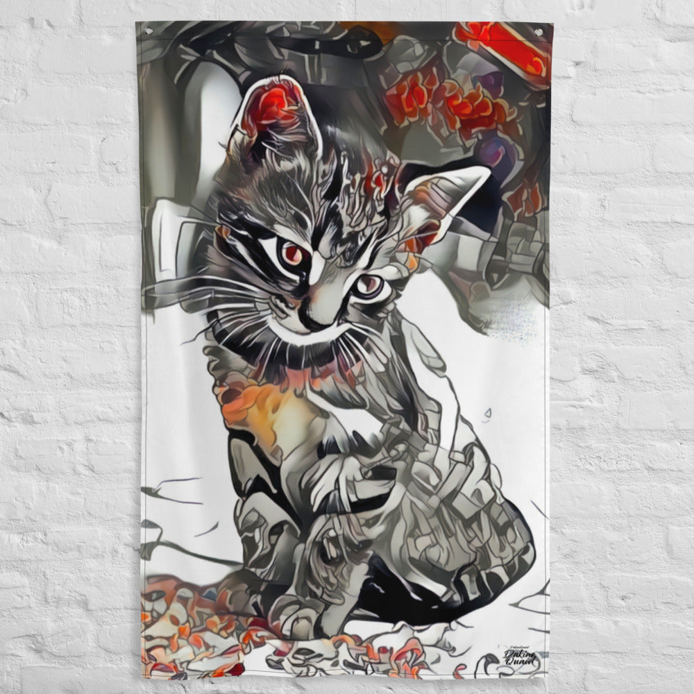 Geisha Kitty Flag 34.5x56