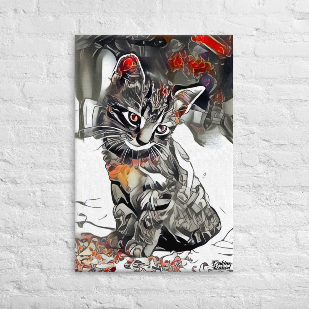 Geisha Kitty Canvas 24x36