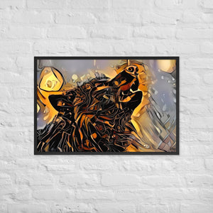 Shogun Wolf Framed Poster 24x36