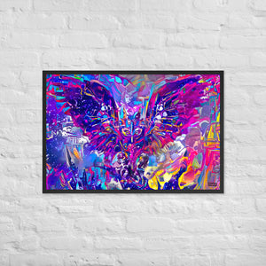 Night Owl UV Framed Poster 24x36