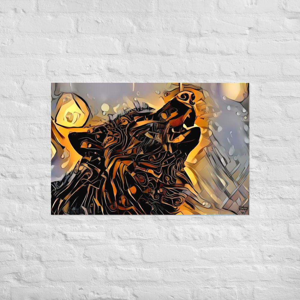 Shogun Wolf Poster 24x36