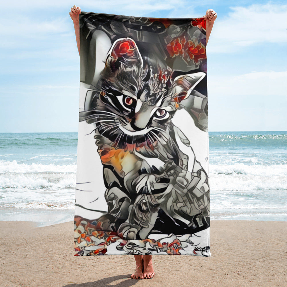 Geisha Kitty Towel 30x60
