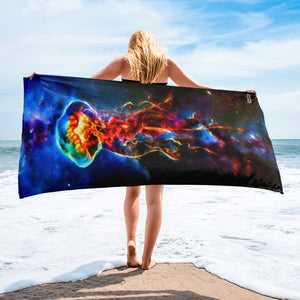 Nebula Jellyfish UV Towel 30x60